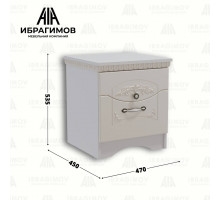 Тумба прикроватная "Ольга-10" МДФ